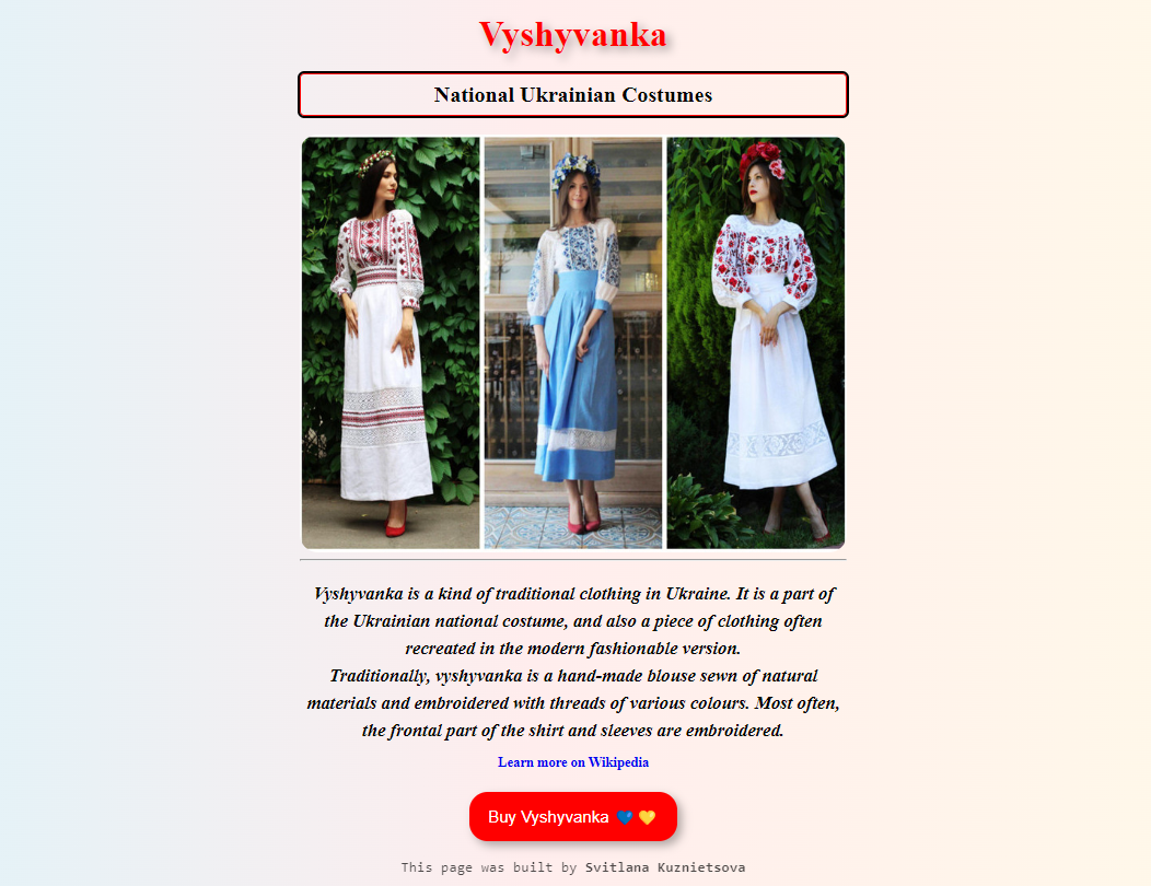 vyshyvanka project preview